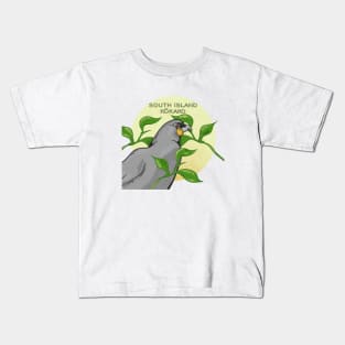 South Island Kokako Kids T-Shirt